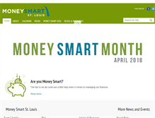 Tablet Screenshot of moneysmartstlouis.org